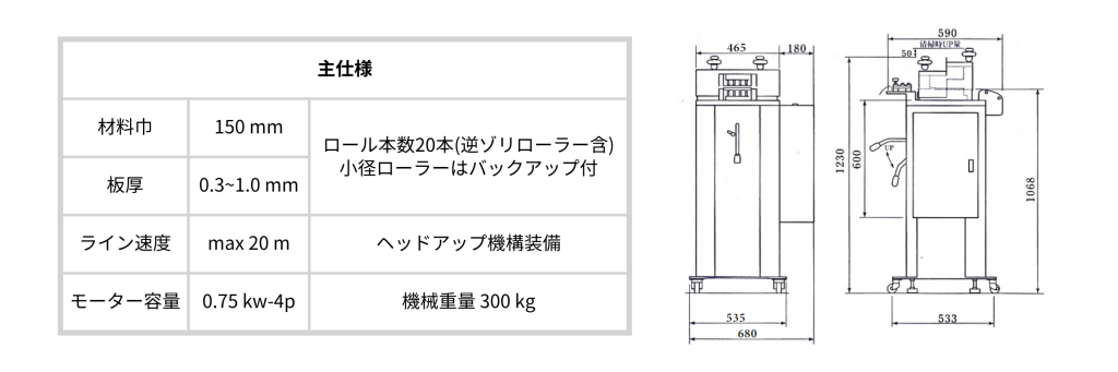 精密レベラーFL-2150仕様